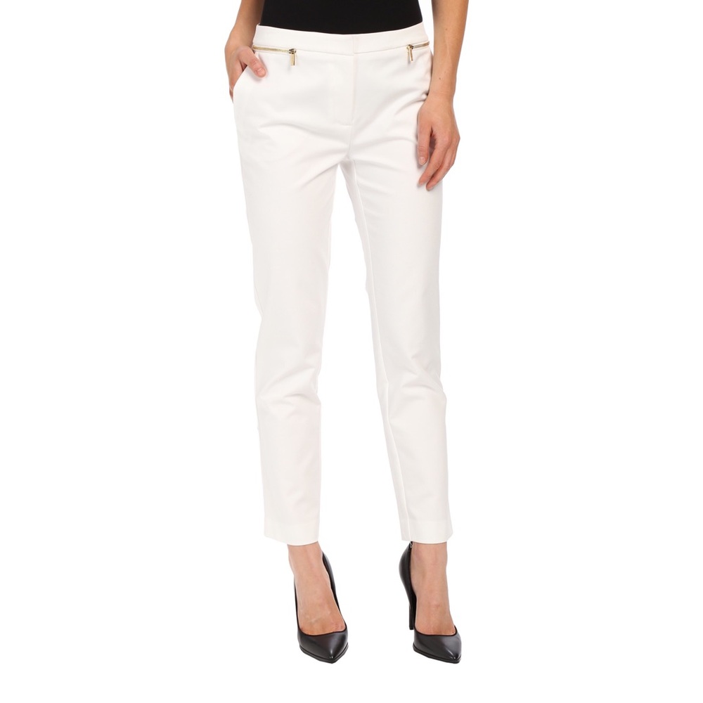 Ankle Length Fitted Cotton Pants